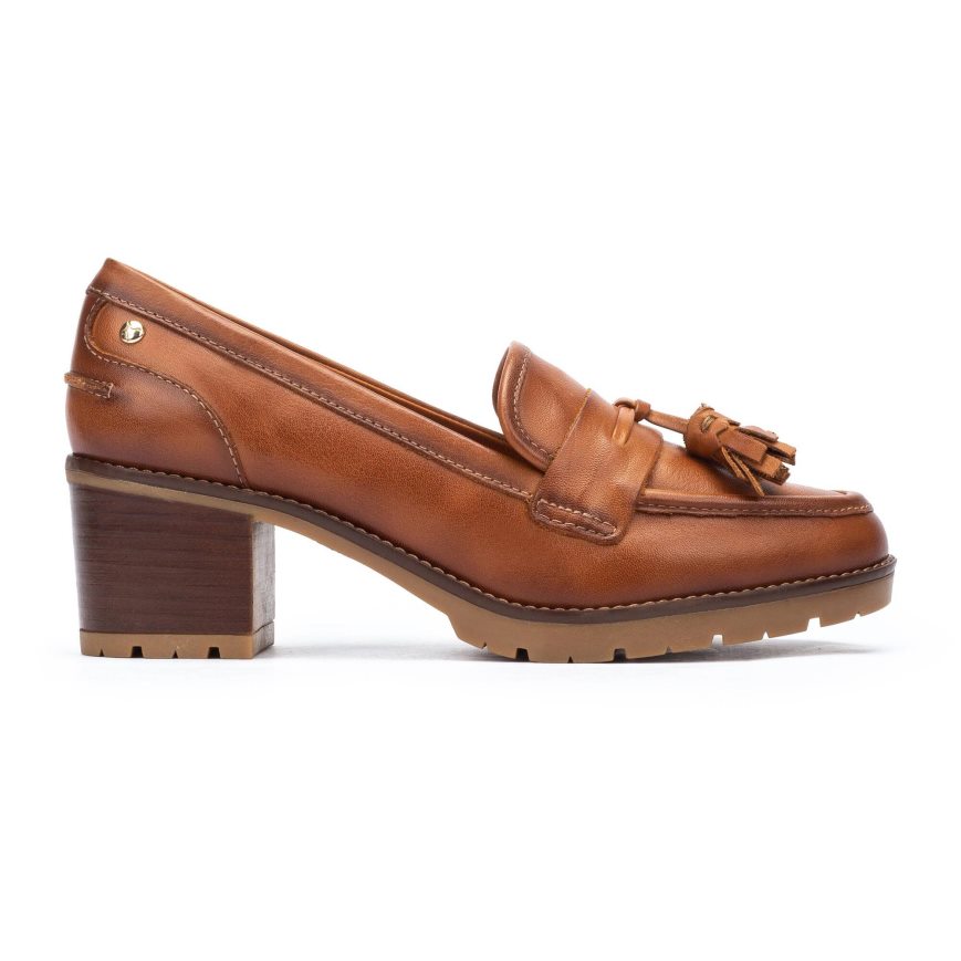 Women\'s Pikolinos LLANES Loafers Brown | NZ E2857A9